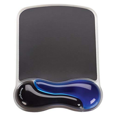 Kensington Mouse Mat With Wrist Rest Ergonomic Duo Gel Wrist Support For Computer / Laptop Use With Laser And Optical Mice.
