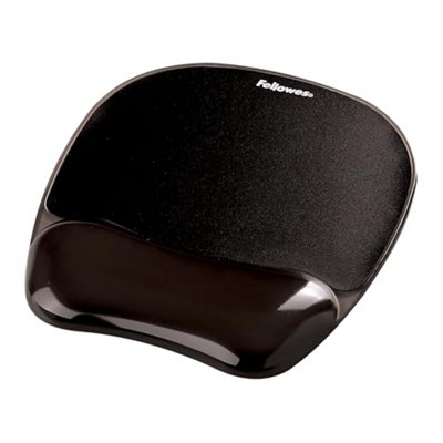 Fellowes Mouse Mat Wrist SupportCrystals Gel Mouse Pad With Non Slip Rubber BaseErgonomic Mouse Mat For ComputerLaptop, from B&Q