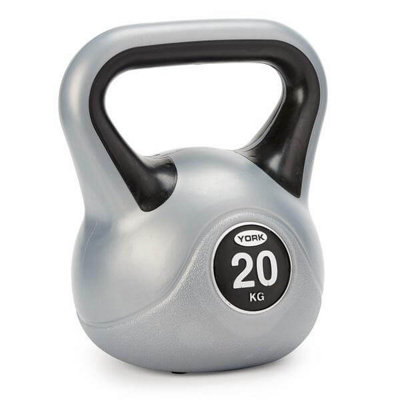 B&Q -  20Kg Vinyl Kettlebell For Effective Full Body Workouts And Strength Training