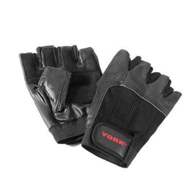 York Leather Weight Lifting Gloves - Durable Grip For Weight Training And Fitness