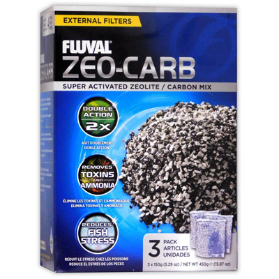 Fluval Zeo-Carb Filter Media 450G from B&Q
