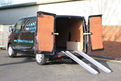 The Ramp People Aluminium Van Ramps With Edges (Pair) 3M 628Kg Capacity Portable Loading Ramps from B&Q
