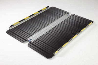 The Ramp People Foldable Wheelchair Ramp 3Ft / 90Cm Antiskid Portable Aluminium Ramp For Thresholds Steps & Kerbs from B&Q