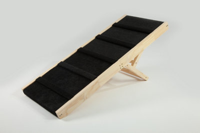 The Ramp People Folding Adjustable Pet Ramp And Dog Ramp For BedsSofas And Steps (Medium) Wooden from B&Q