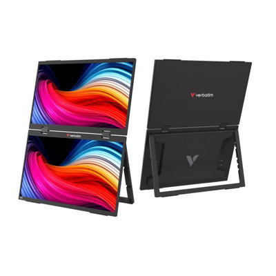 Verbatim 15.6" Dual Portable Monitor - 32403 - Full Hd Essentials