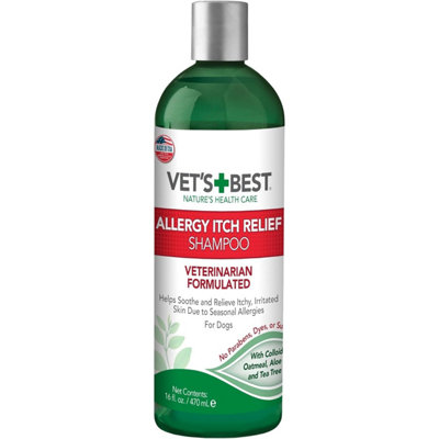 B&Q -  Vet's Best Itchy Allergy Relief Shampoo For Dogs 500Ml