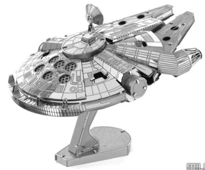 Metal Earth - Star Wars: Millennium Falcon - 3D Laser Cut Miniature Model Kit - Image 3