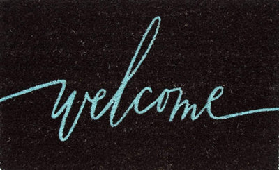  - Coco&coir Natural Coir Rubber Backed Eco-Friendly Indoor Outdoor Heavy Duty Entrance Door Mat 45 X 75 Cm Neon Life