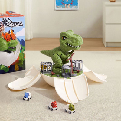 Living And Home Kid Toy Toddler Deformation Play Set,dinosaur Egg,dinosaur,4 Small Dinosaur Cars from B&Q