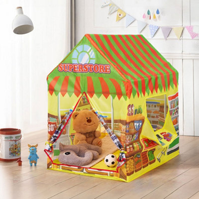 Kid Toddler Play Set,store Play Tent Portable Pretend Playhouse 690 X D 930 X H 1030 mm from B&Q