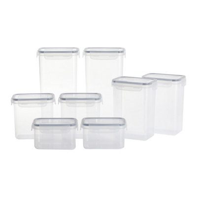 Living And Home 8Pcs Kitchen Dry Food Storage Container Box Set