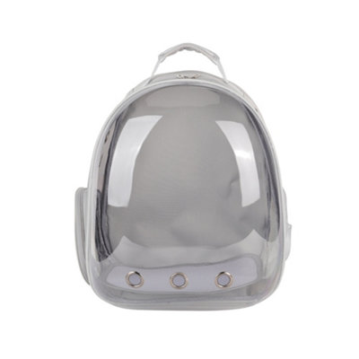 Living And Home Transparent Capsule Pet Travel Backpack from B&Q