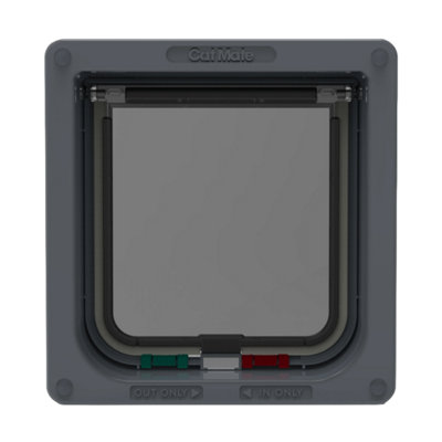 Cat Mate 4-Way-Locking Cat Flap With Door Liner To 50mm from B&Q