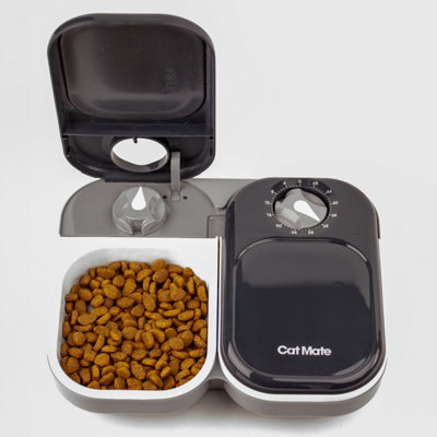 Cat Mate 2-Meal Automatic Pet Feeder GreyC200 (401) from B&Q