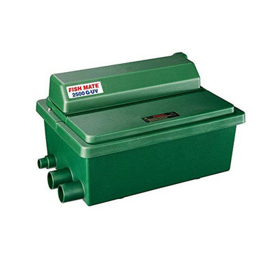 Fish Mate 2500 Guv Gravity Pond Filter (226C) 1,250 Lph from B&Q