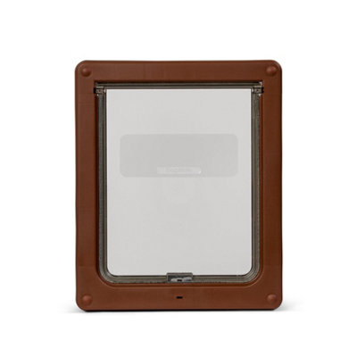 B&Q -  Brown Medium Dog Door (215B)