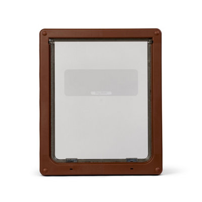 B&Q -  Brown Large Dog Door (216B)