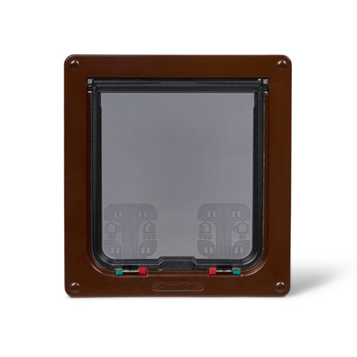 Cat Mate Brown Large Cat Flap (221B) from B&Q