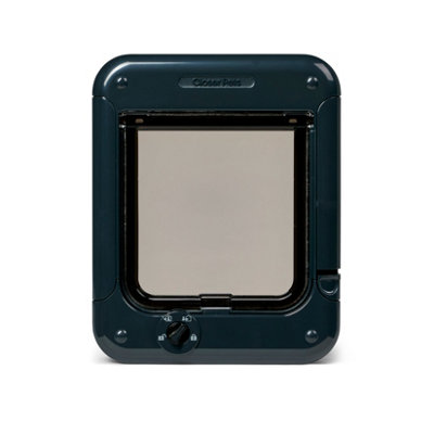 Cat Mate Cat Flap With 4 Way Manual Lock - Grey - 358g