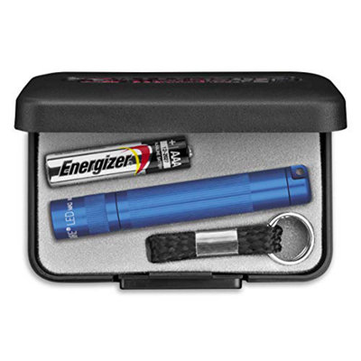 Maglite Mens Solitaire Led Presentation Box Flashlight-Blue from B&Q