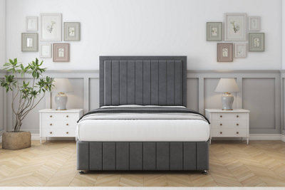 Comfort Arizona Armour Coniston Divan Bed Set No Drawers26" Strutted & 12" Footboard 6' Super King from B&Q