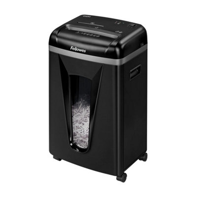 Fellowes 450M Paper Shredder For Home Office Use, 9 Sheet Micro-Cut Powershred