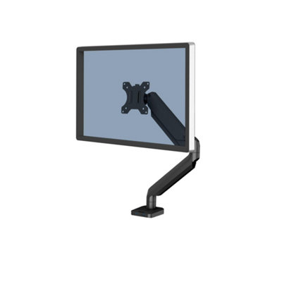 Fellowes Single Monitor Arm - Platinum Series Mount For 8Kg 32 Inch Screens - Ergonomic Adjustable Arm Desk Mount - Tilt 45