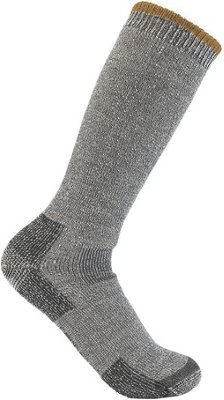 Carhartt Heavyweight Wool Blend Boot Socks Heather Grey Xl (Eu: 46-48) from B&Q