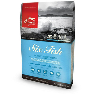 Orijen Six Fish Natural Dog Food 6 Kg from B&Q