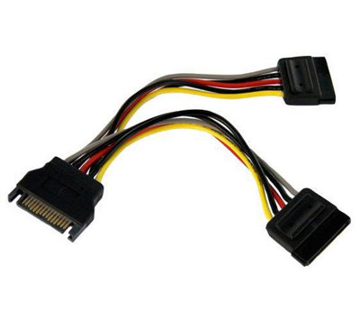 Startech 15Cm Sata Power Y Splitter Cable Adapter M/F 15Cm Sata Power Y Cable 15 - Image 6