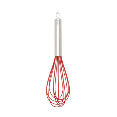 Cuisipro Balloon WhiskRedSilicone / Stainless SteelFlexible Non-Stick30.5Cm from B&Q