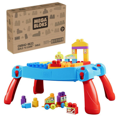Mega Bloks First Builders Build N Learn Table from B&Q