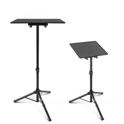  - Pyle Laptop & Projector Tripod StandAdjustable Height To 89 Cm36 X 28 Cm PlatformPortable Mount For Dj GearBooks
