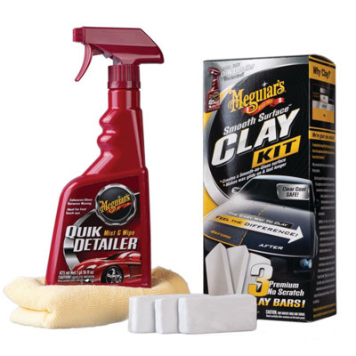 Meguiars Meguiar's Smooth Surface Clay Kit Decontamination Paint G191700Eu from B&Q