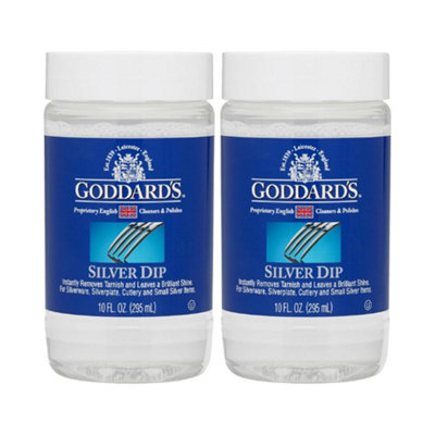 Goddards Silver Dip Polish Cleaner & Tarnish Remover 295Ml 2Pk from B&Q
