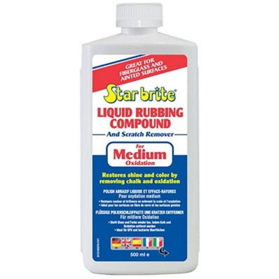 Starbrite Medium Oxidation Rubbing Compound  Restores Faded GelcoatPaint & Fibreglass  500Ml from B&Q