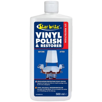 Starbrite Vinyl Polish & Restorer Shine & Protection For BoatCar & Outdoor Vinyl 500Ml from B&Q