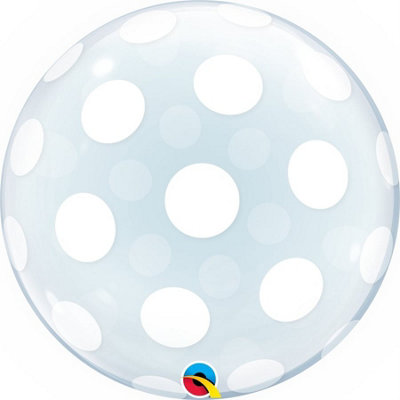  - Polka Dots 20"/51Cm Bubble Balloon