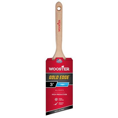 Wooster Gold EdgeAngle Sash Paint Brush3 Inch from B&Q