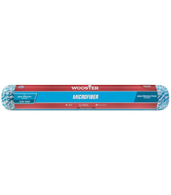 Wooster Microfiber 3/8" Nap Semi Smooth Paint Roller Sleeve18 Inch from B&Q