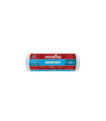 Wooster Microfiber 3/8" Nap Semi Smooth Paint Roller Sleeve9 Inch from B&Q
