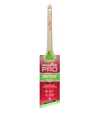 Wooster Grip TechFirmThin Angle Sash Paint Brush2 Inch from B&Q