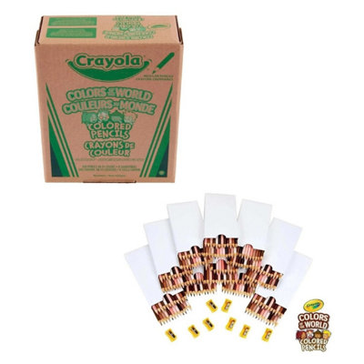 Crayola Colors Of The World Coloured Pencils Classpack 240 Count - Assorted Colours - Image 4