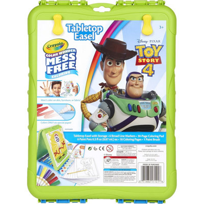 Crayola Colour wonder Toy Story 4 Travel Easel + Refill Book - Image 3
