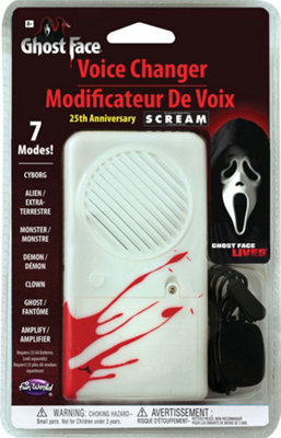 Ghost Face Voice Changer ~ Classic 7 Mode Changer Halloween Horror Accessory - Image 6