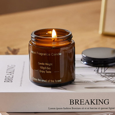 Thehotsale Lemon And Rose Soy Wax Scented Candle Jar Candle 6.5Cm H For Home from B&Q