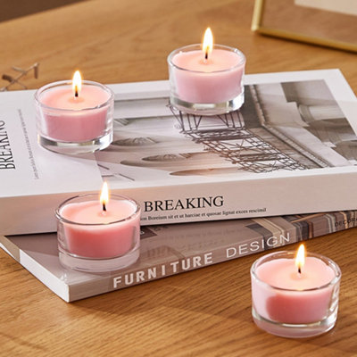 Thehotsale 6Pcs Candle Set Vegetable Wax Blossom Scented from B&Q
