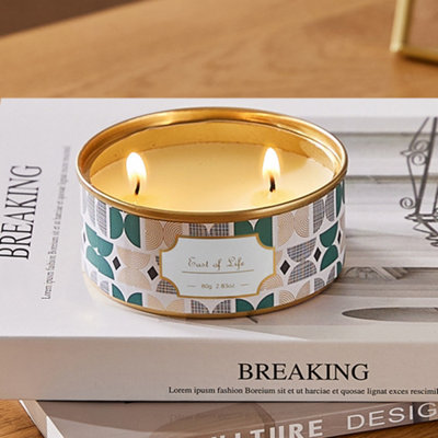 Thehotsale Soy Wax Tin Pulm Blossom Scented Candle For Indoor Space from B&Q