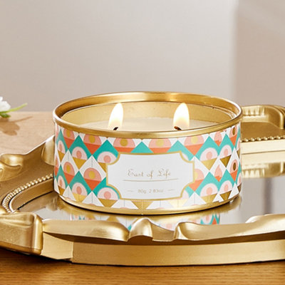 B&Q -  Indoor Soy Wax Tin Natural Fragance Scented Candle