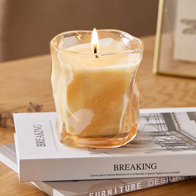 Thehotsale Natural Soy Wax Lime And Citrus Scented Candle For Home Indoor Space 8Cm H from B&Q